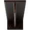 Ekena Millwork Heaton Hidden Support Steel Bracket w/ 14" Support Depth, Antiqued Bronze 3"W x 18"D x 2"H BKTM03X18X02HEABZ - alternate 7